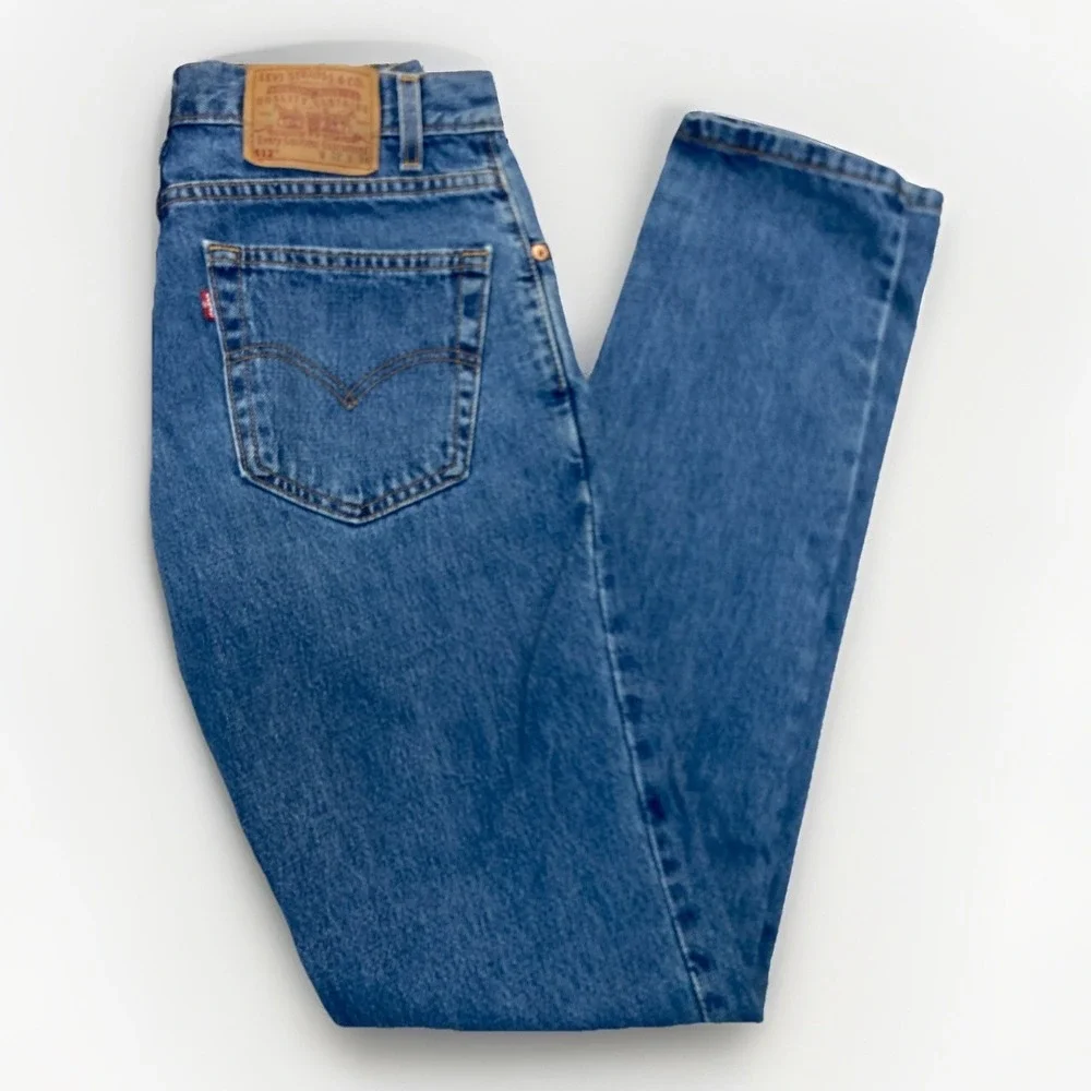 Levis 512 Jeans Mens 30 x 34 Slim Fit Tapered Leg Blue Denim 90s Vintage